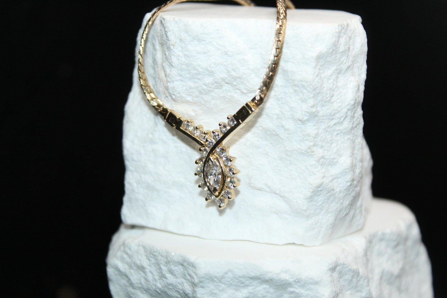Vintage Diamond Statement Pendant