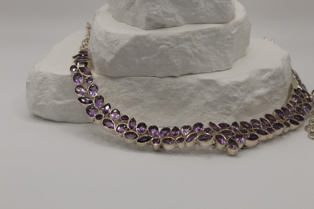 Amethyst Lavender Statement Set
