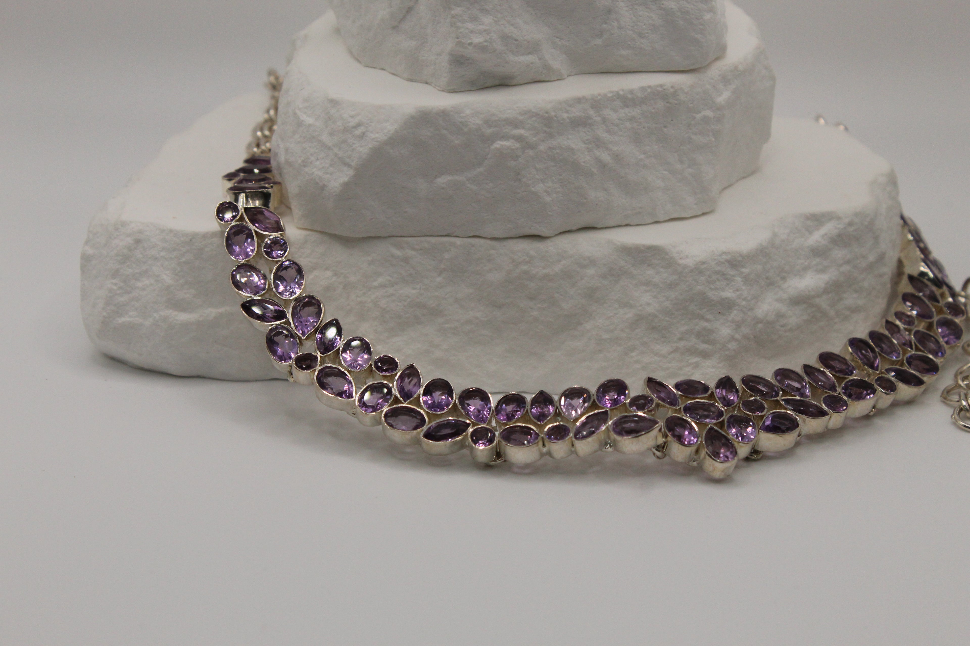 Amethyst Lavender Statement Set