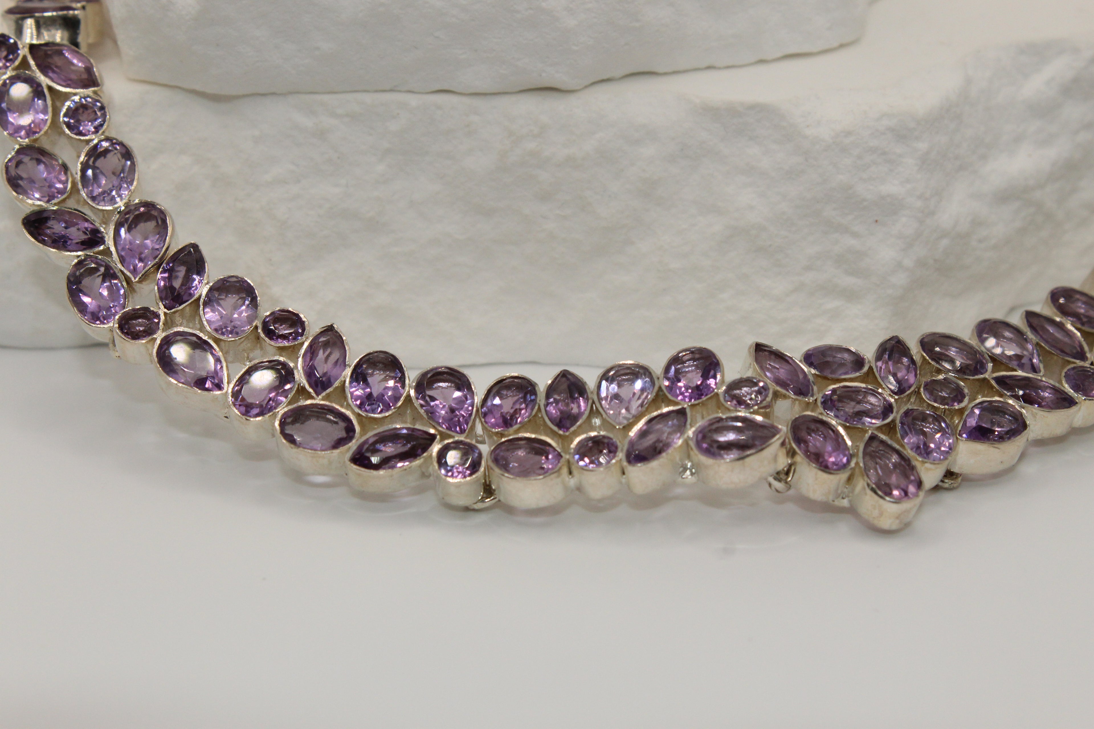 Amethyst Lavender Statement Set
