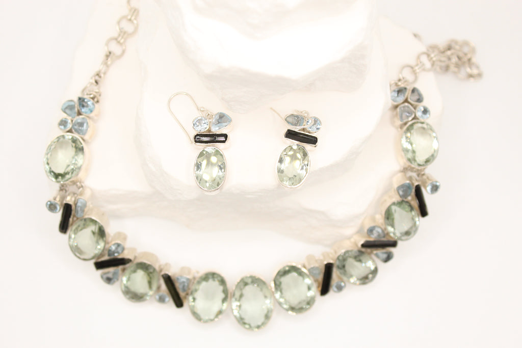 Multi-Gemstone Statement Set