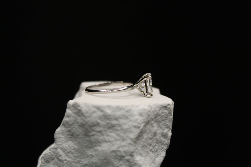 Platinum Princess Diamond Ring