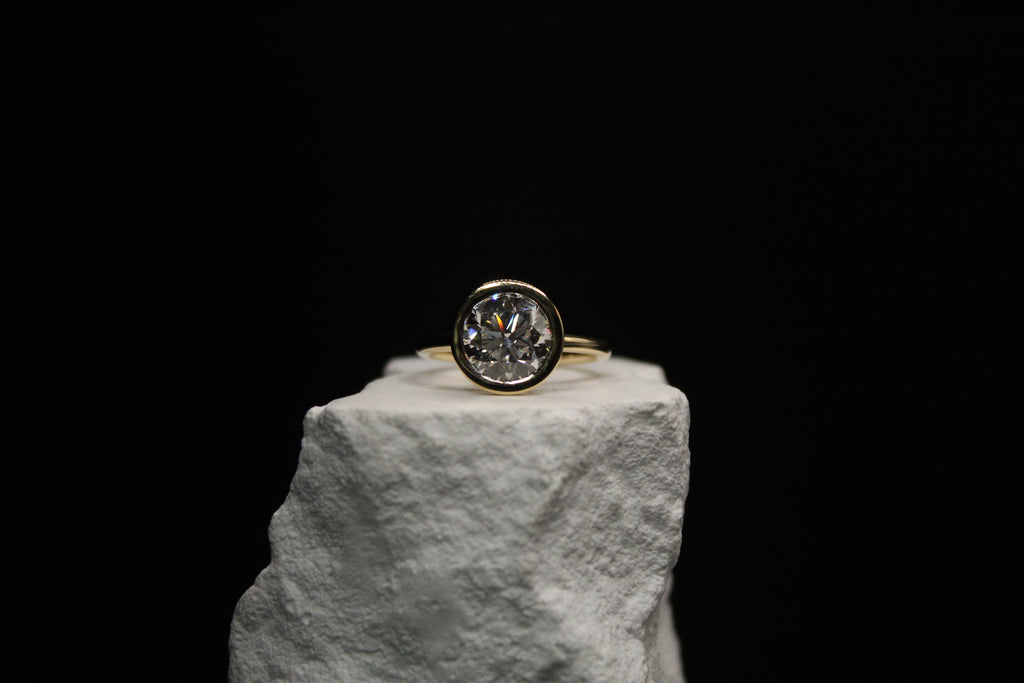 Aurora Solitaire Lab Diamond Ring