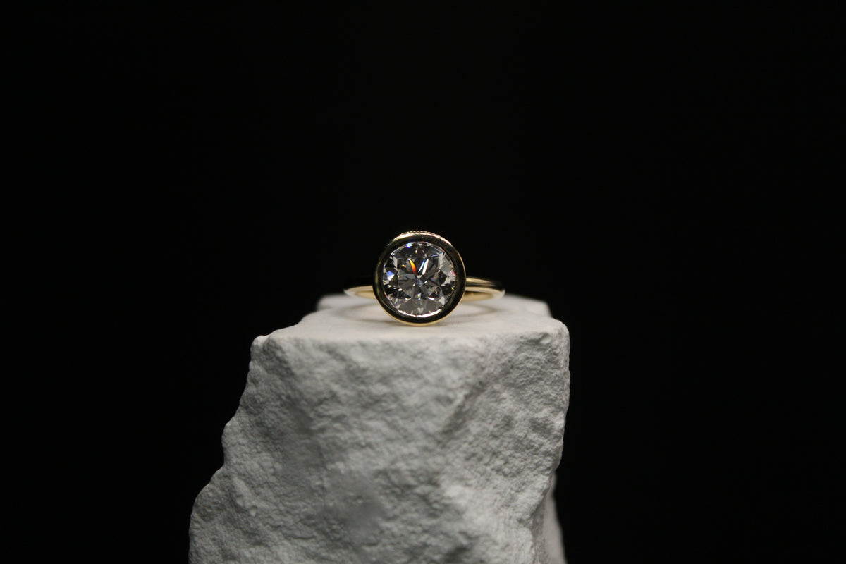 Aurora Solitaire Lab Diamond Ring