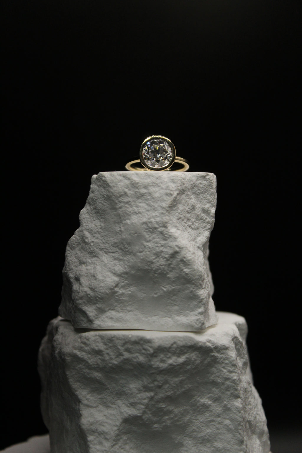 Aurora Solitaire Lab Diamond Ring