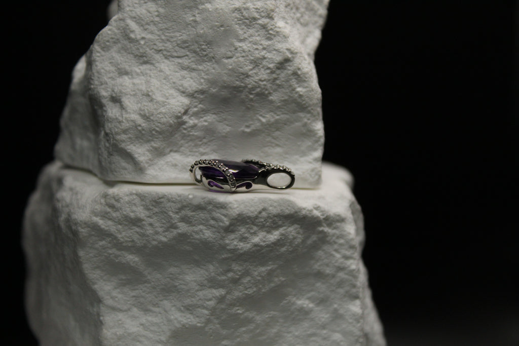 Teardrop Amethyst Pendant