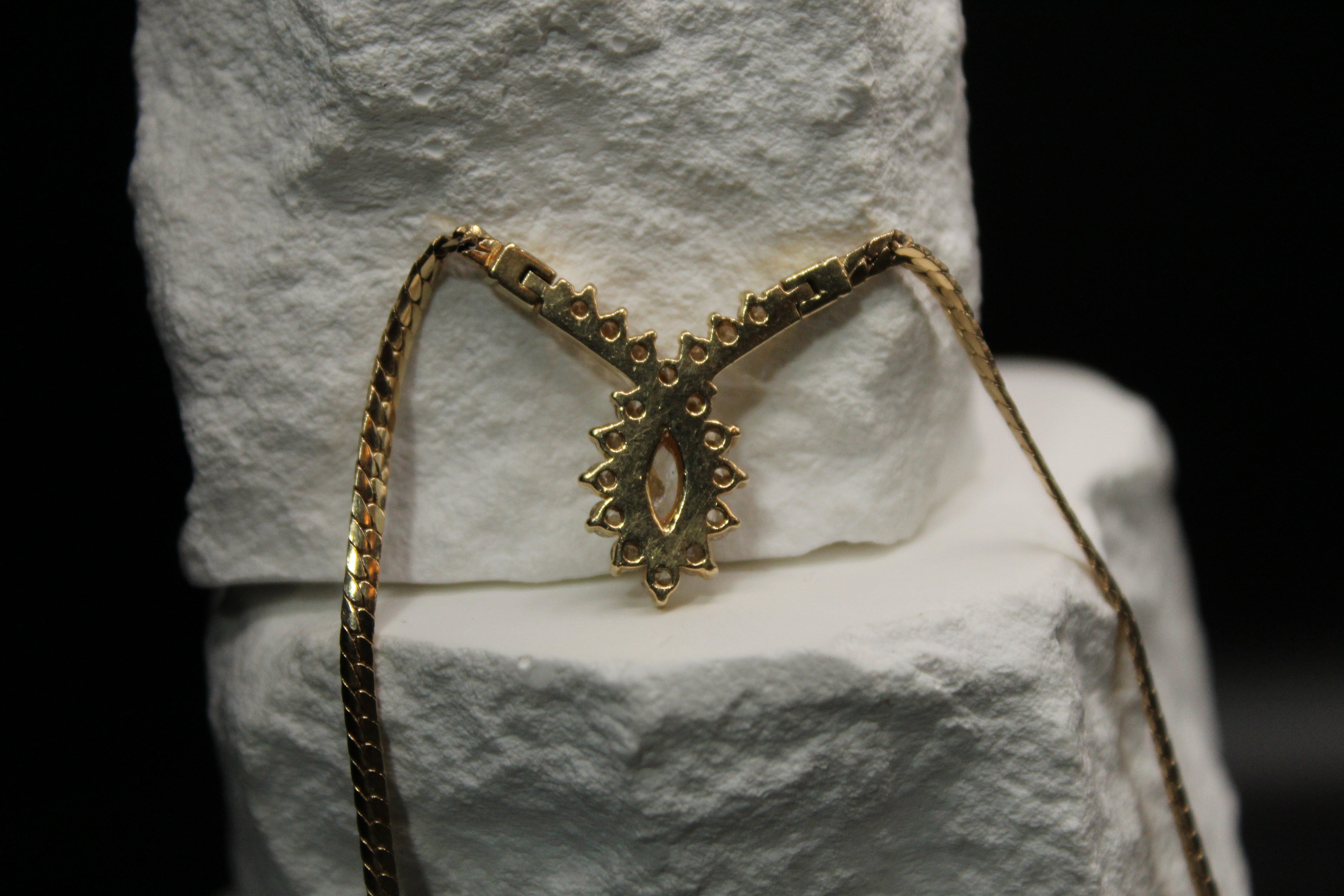 Vintage Diamond Statement Pendant