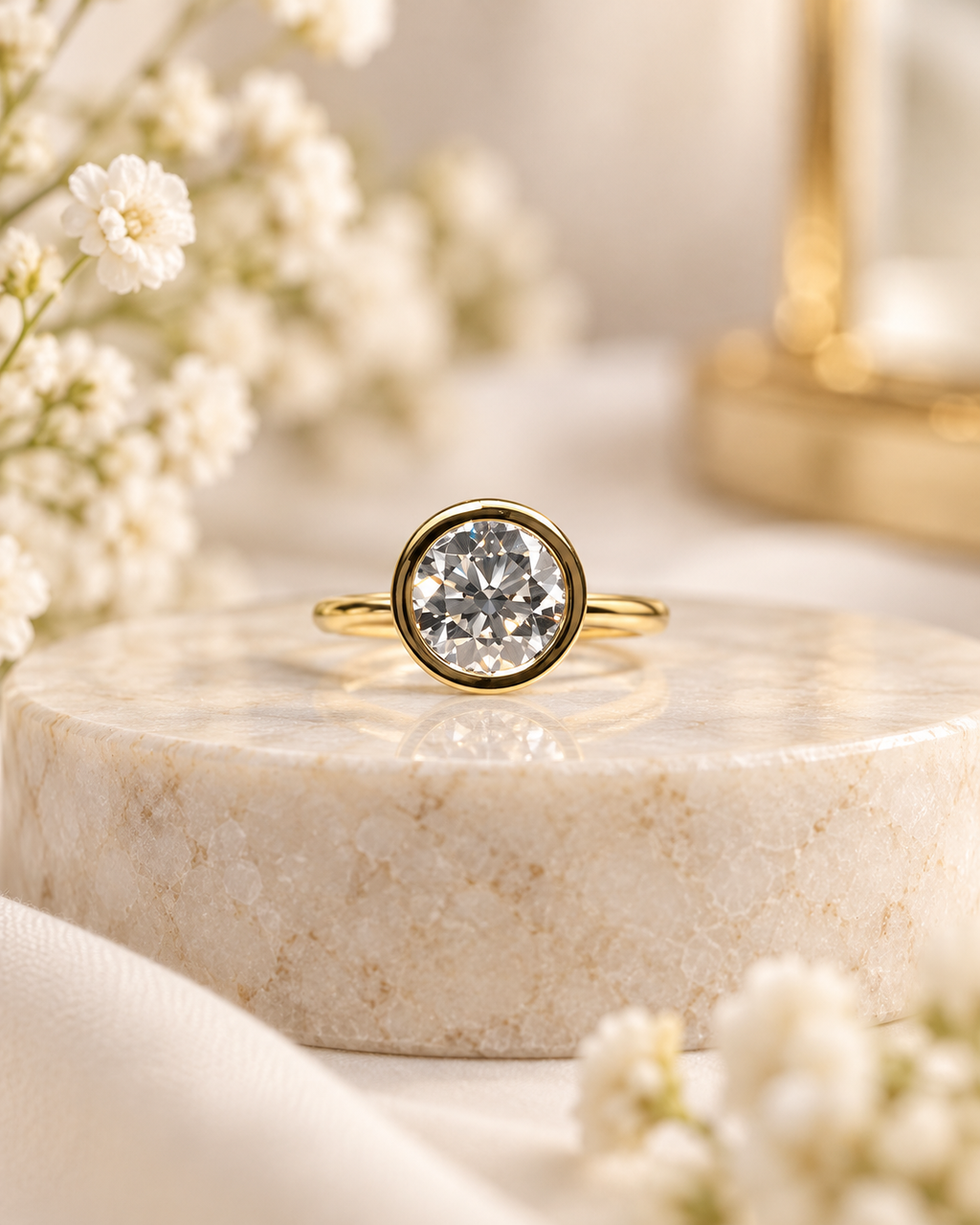 Aurora Solitaire Lab Diamond Ring