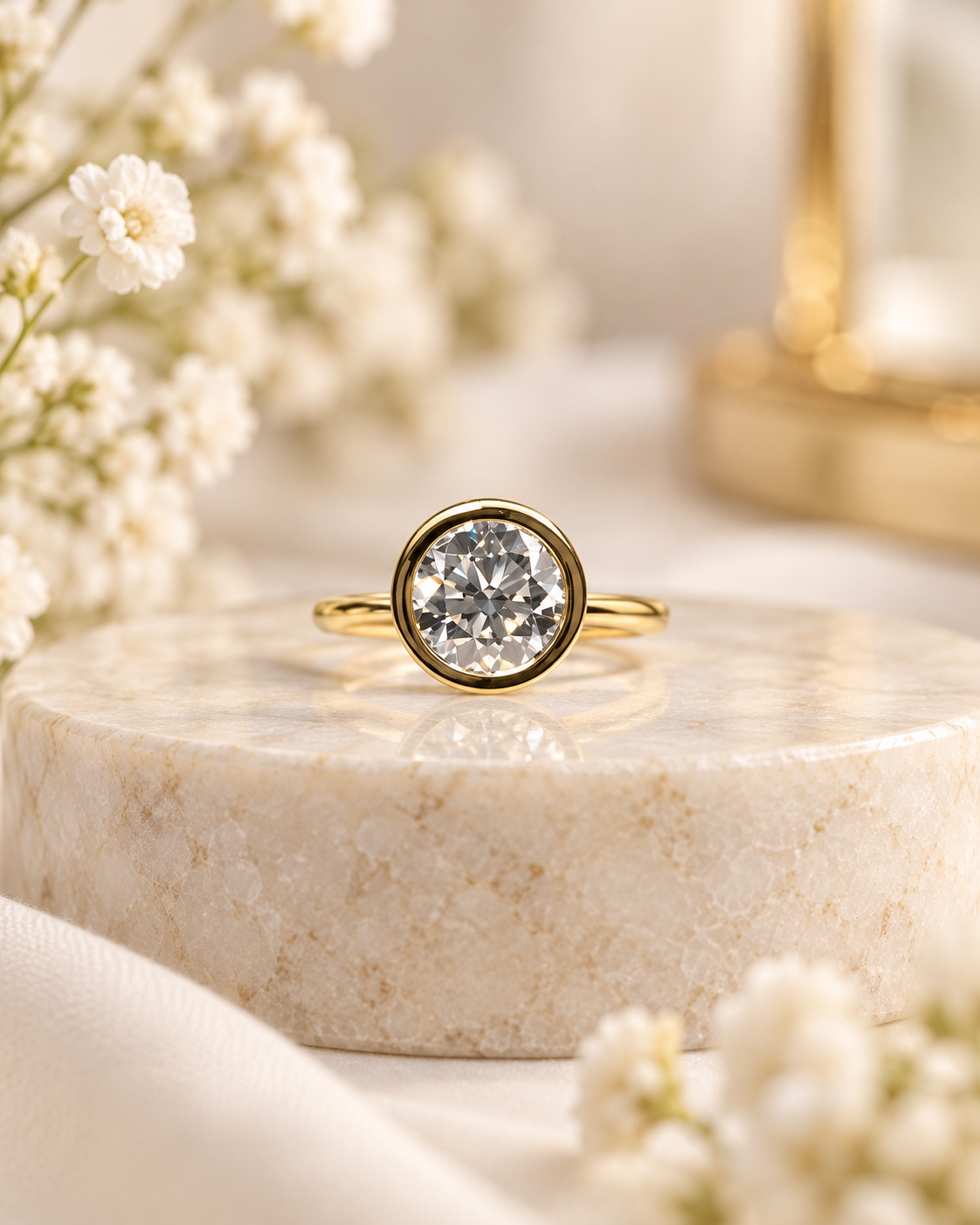 Aurora Solitaire Lab Diamond Ring
