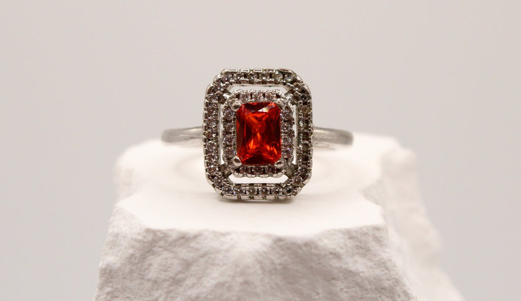 Scarlet Royale Halo Ring