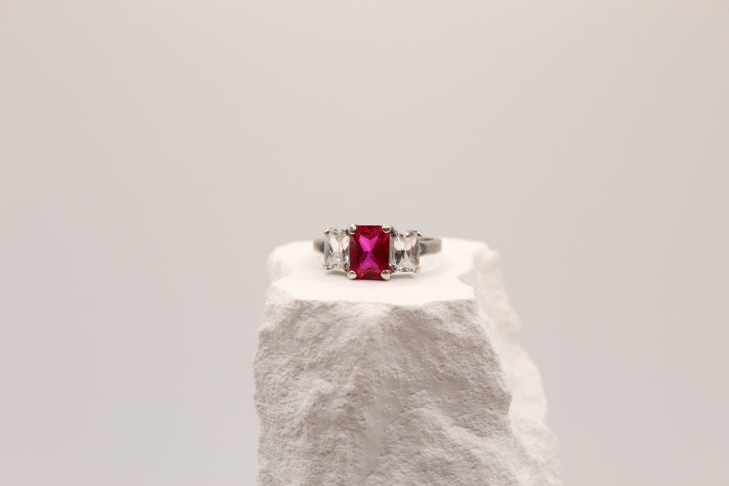 Crimson Trinity Ring