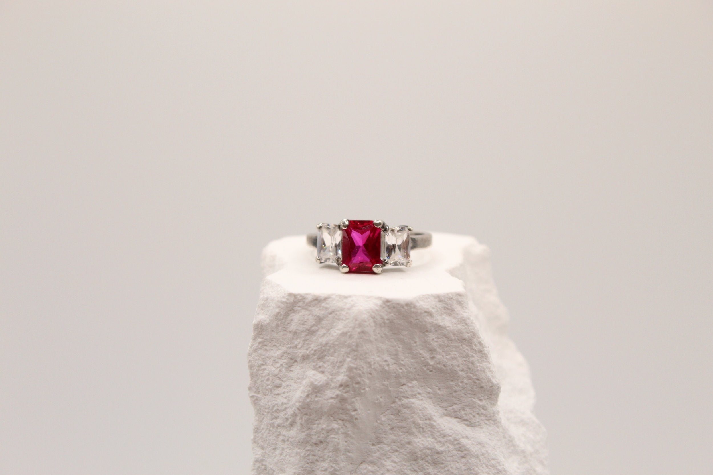 Crimson Trinity Ring