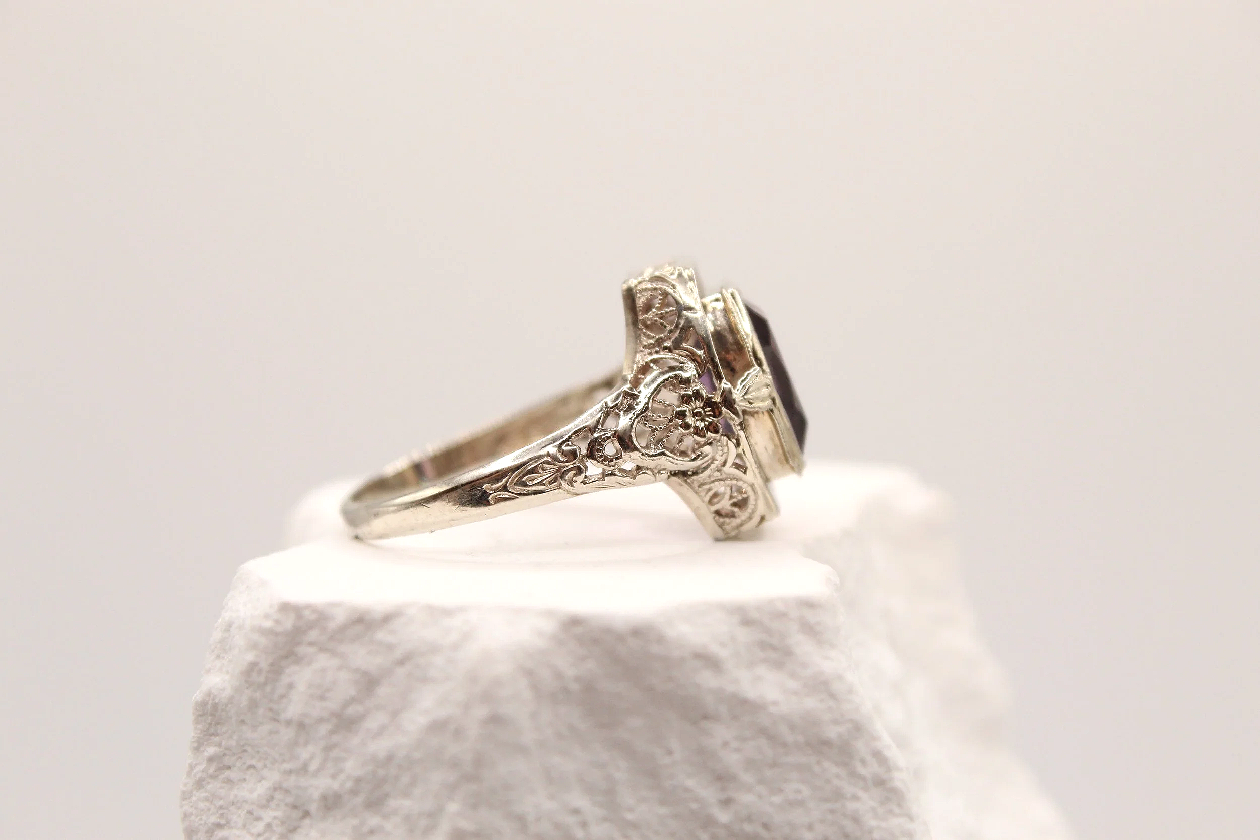 Vintage Lavender Heirloom Ring