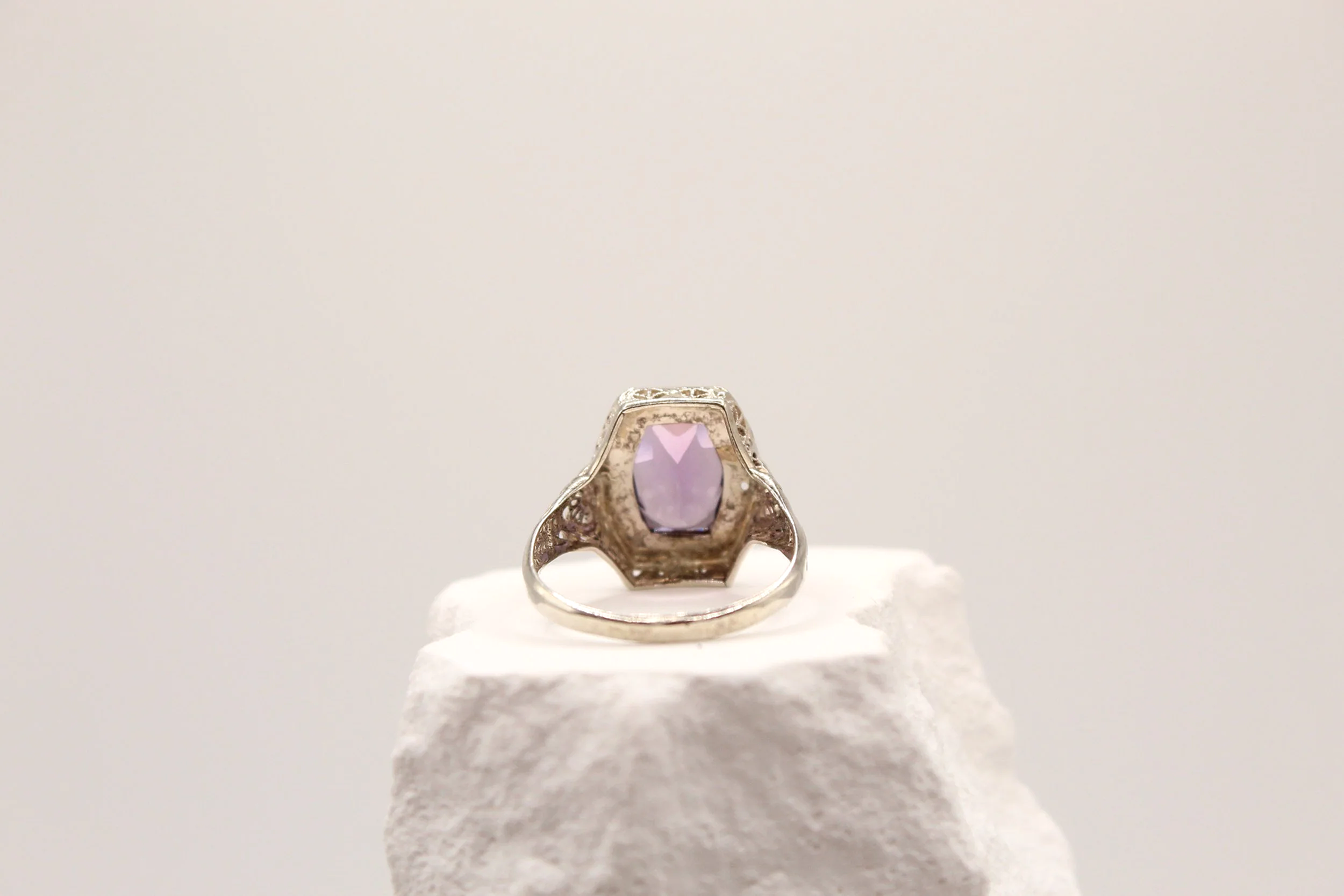 Vintage Lavender Heirloom Ring