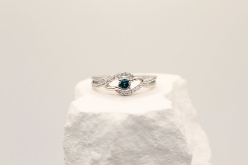 Azure Infinity Ring