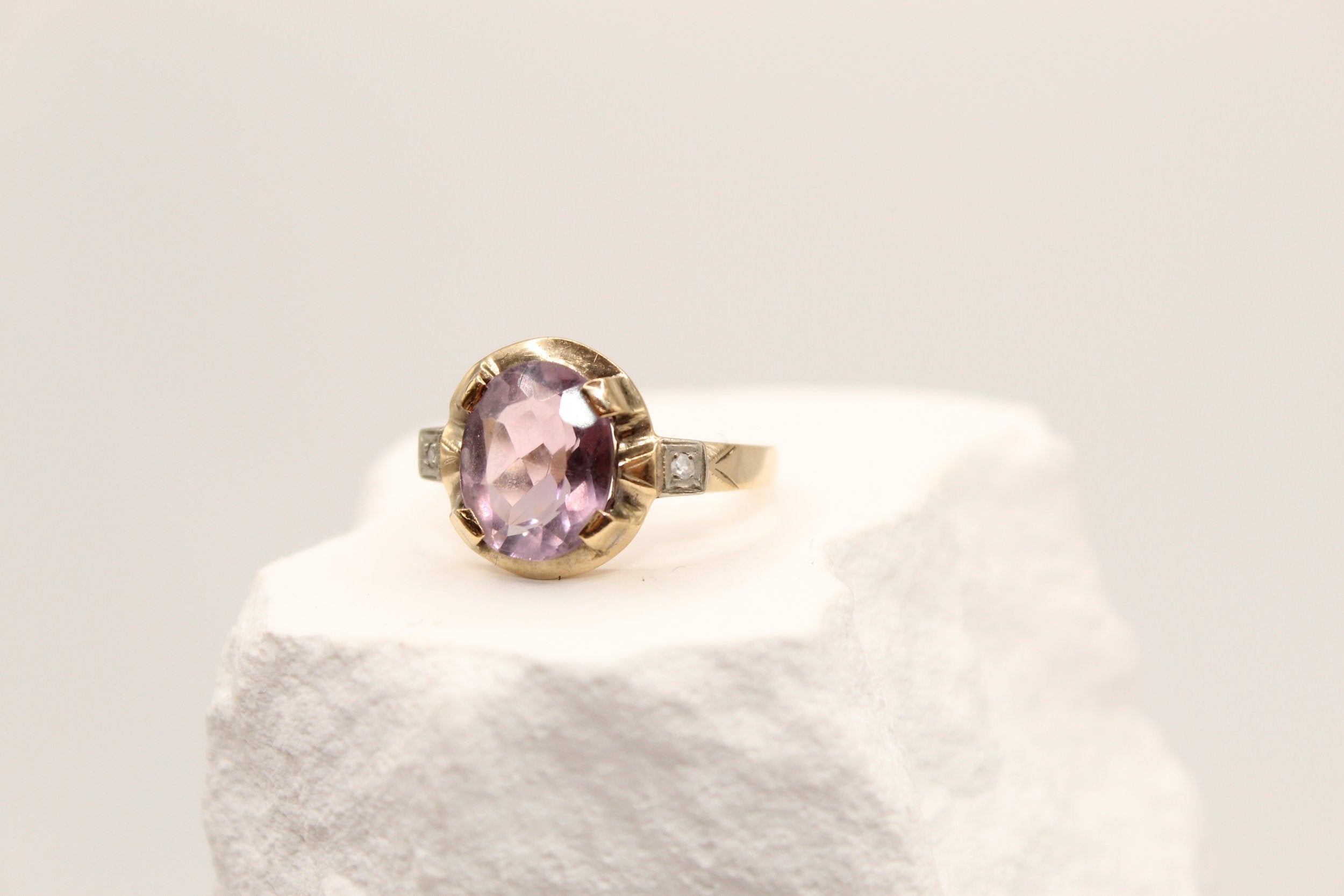 Victorian Lavender Amethyst Ring