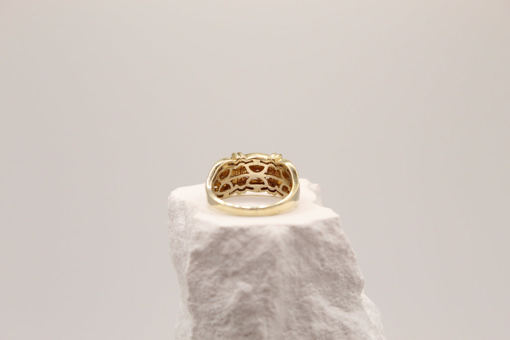 Yellow Diamond Accent Ring