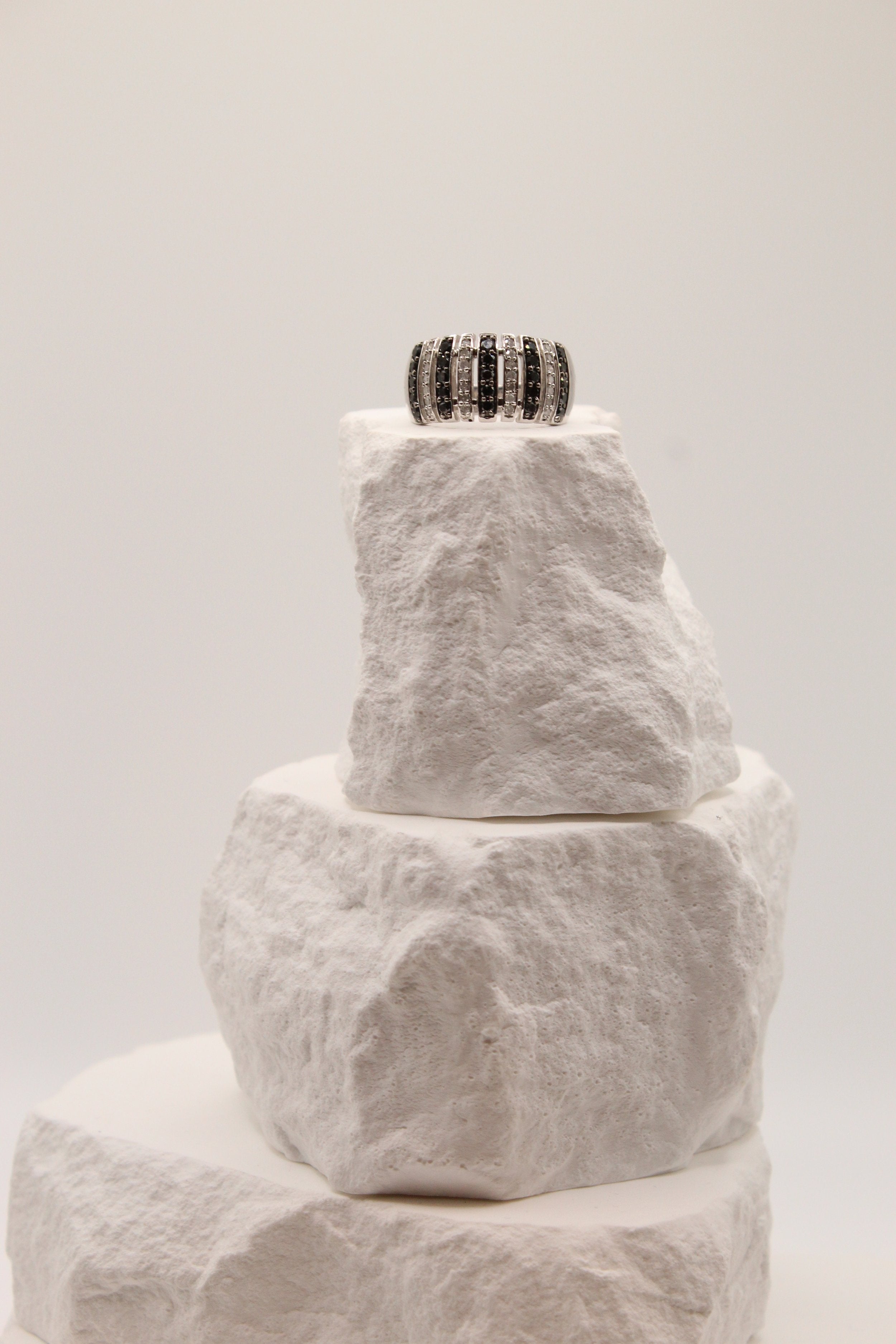 Midnight Stripe Ring