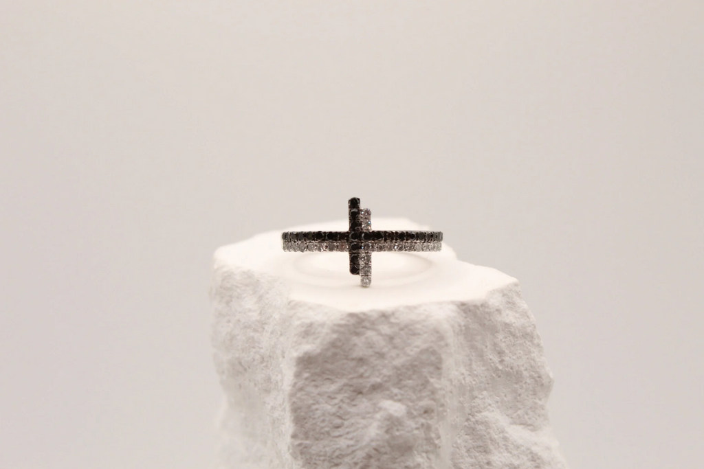 Black & White Diamond Statement Ring