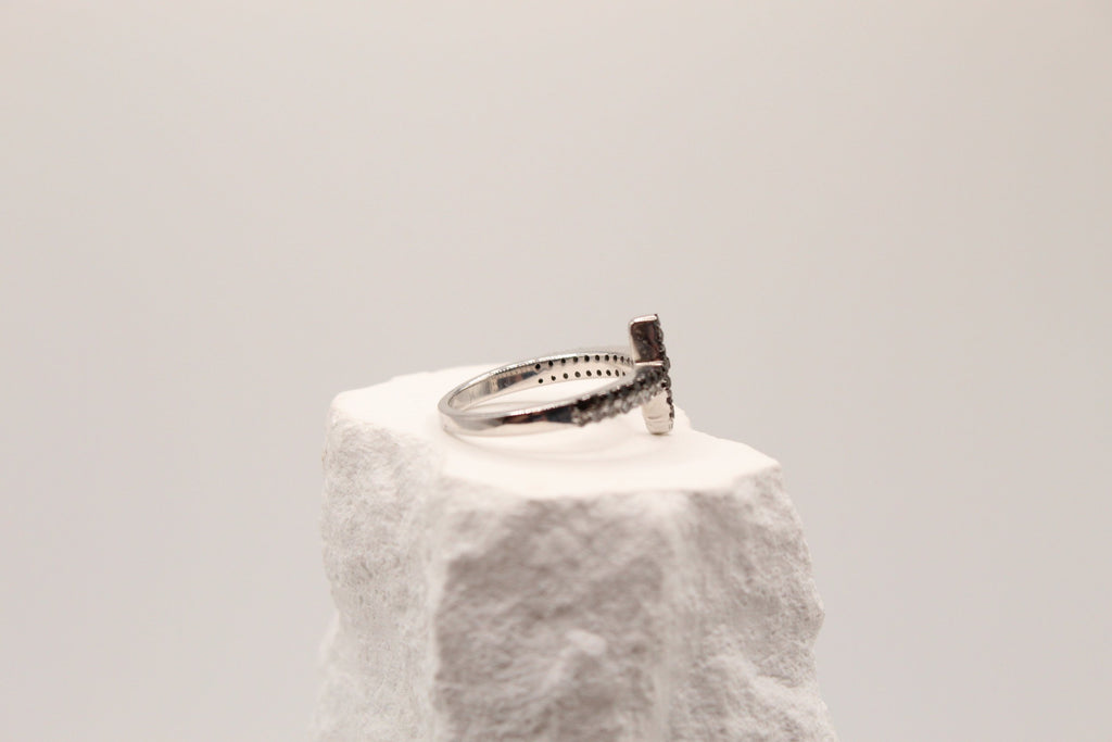 Black & White Diamond Statement Ring