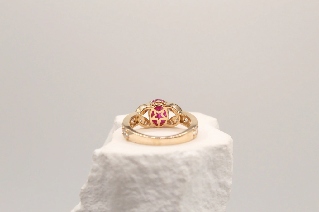 Rosabelle Ruby Diamond Ring