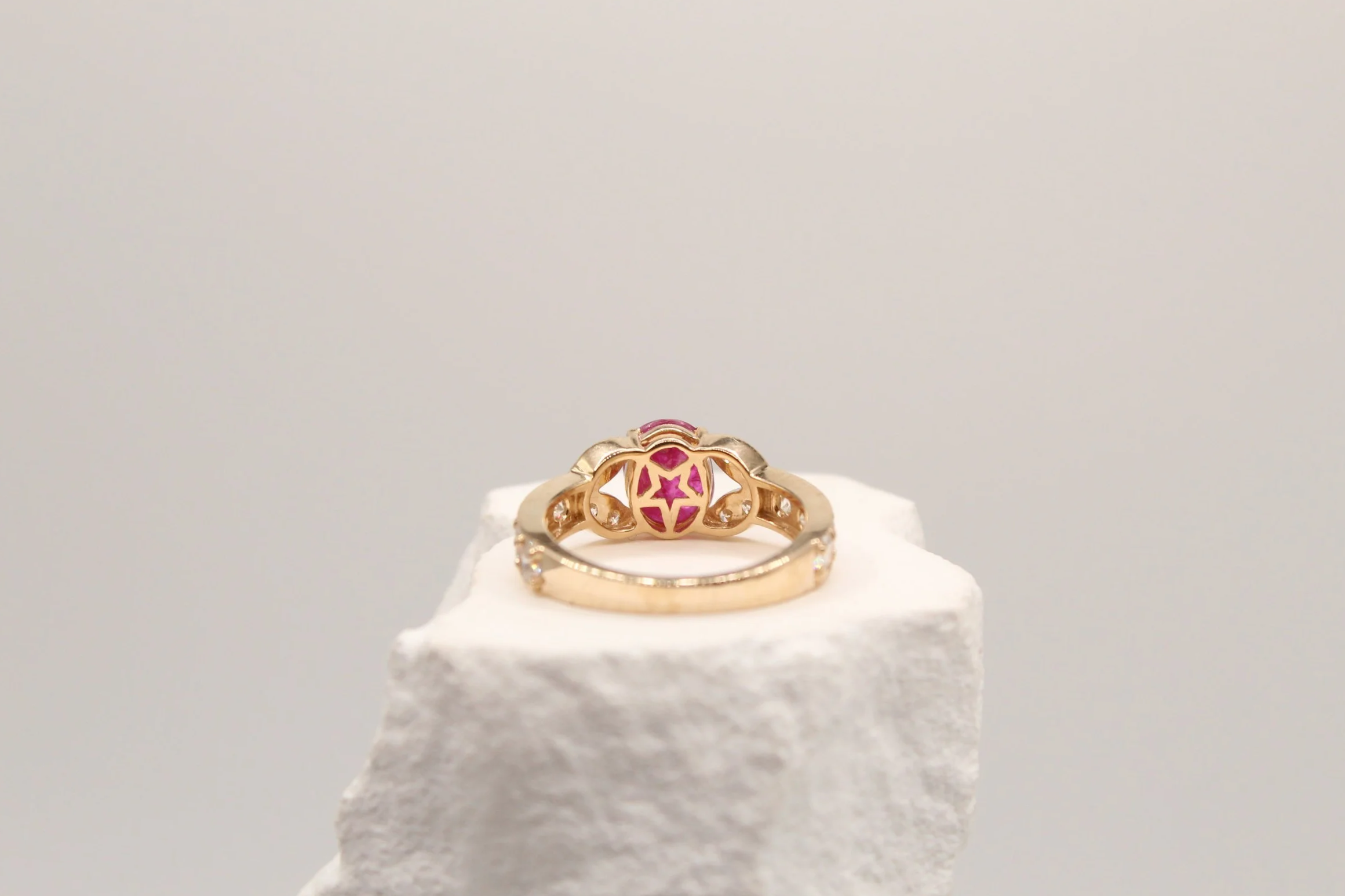 Rosabelle Ruby Diamond Ring