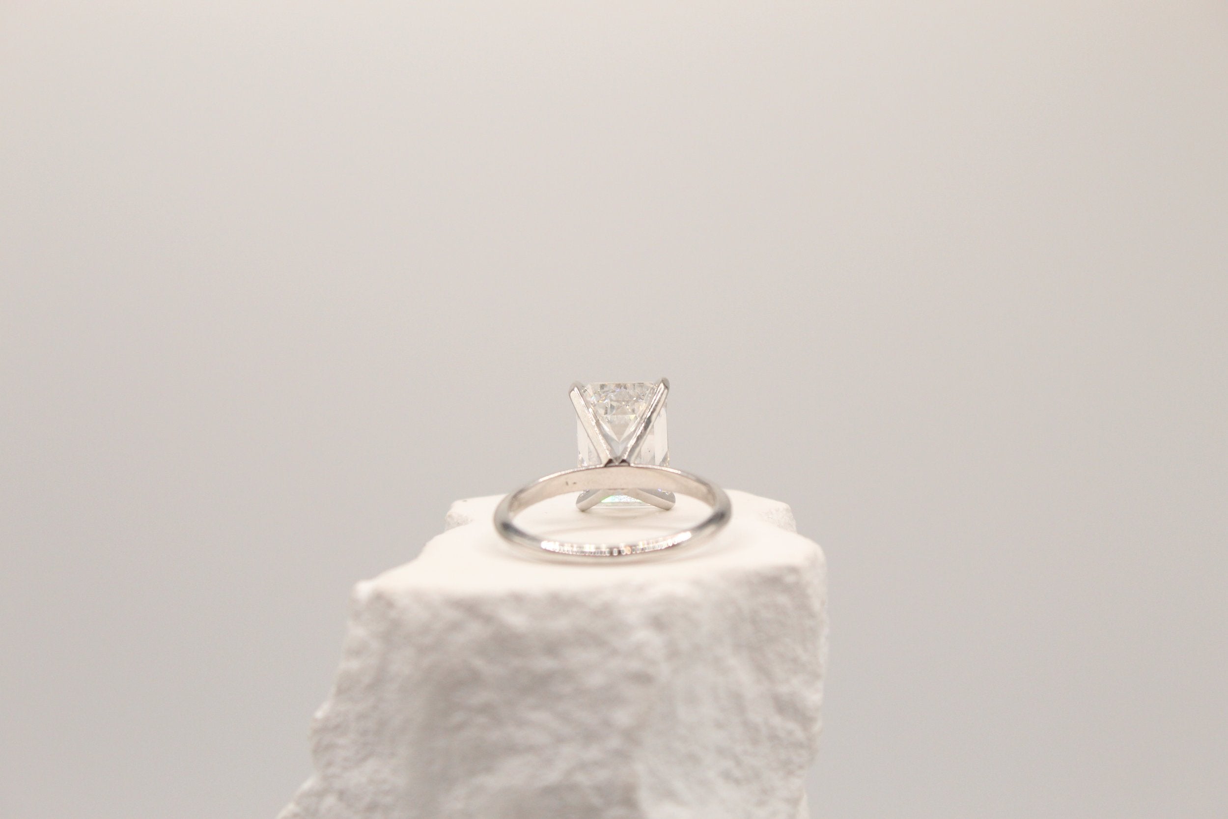 Emerald Cut Solitaire Ring