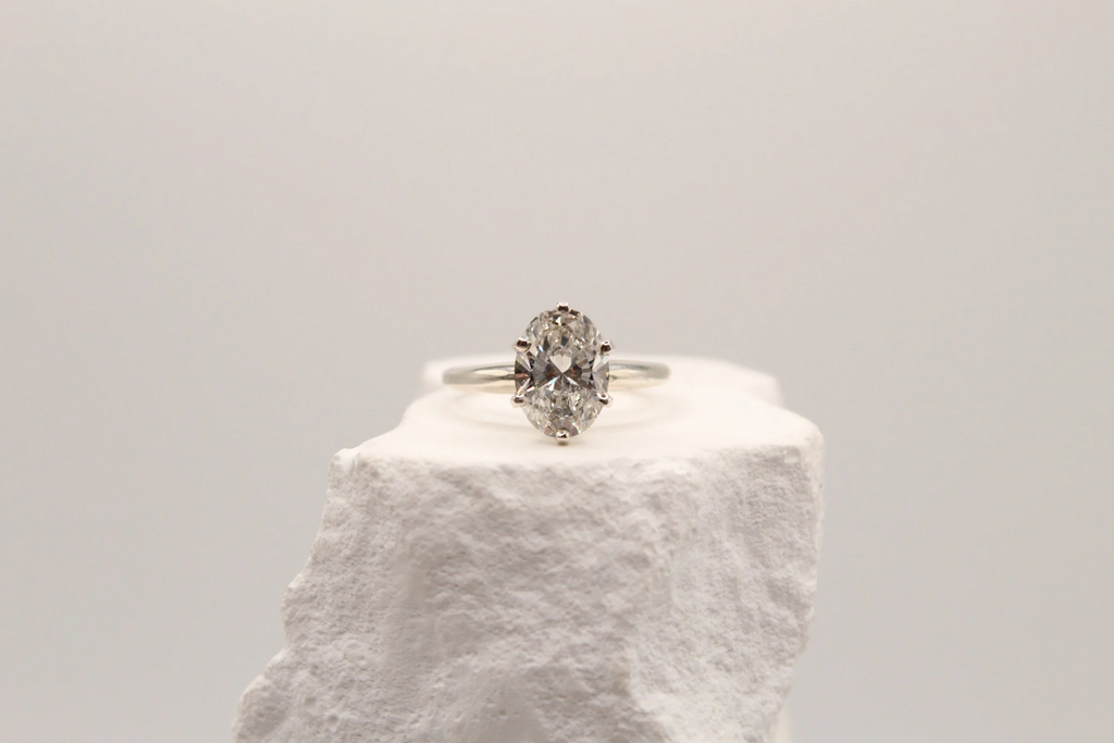 Celeste Oval Solitaire Ring