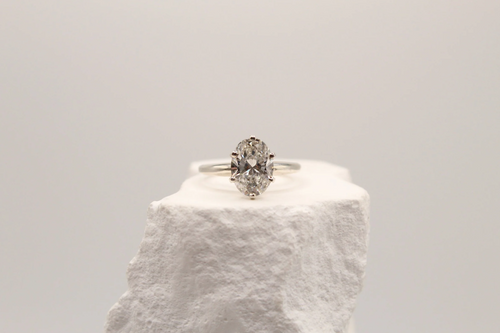 Celeste Oval Solitaire Ring