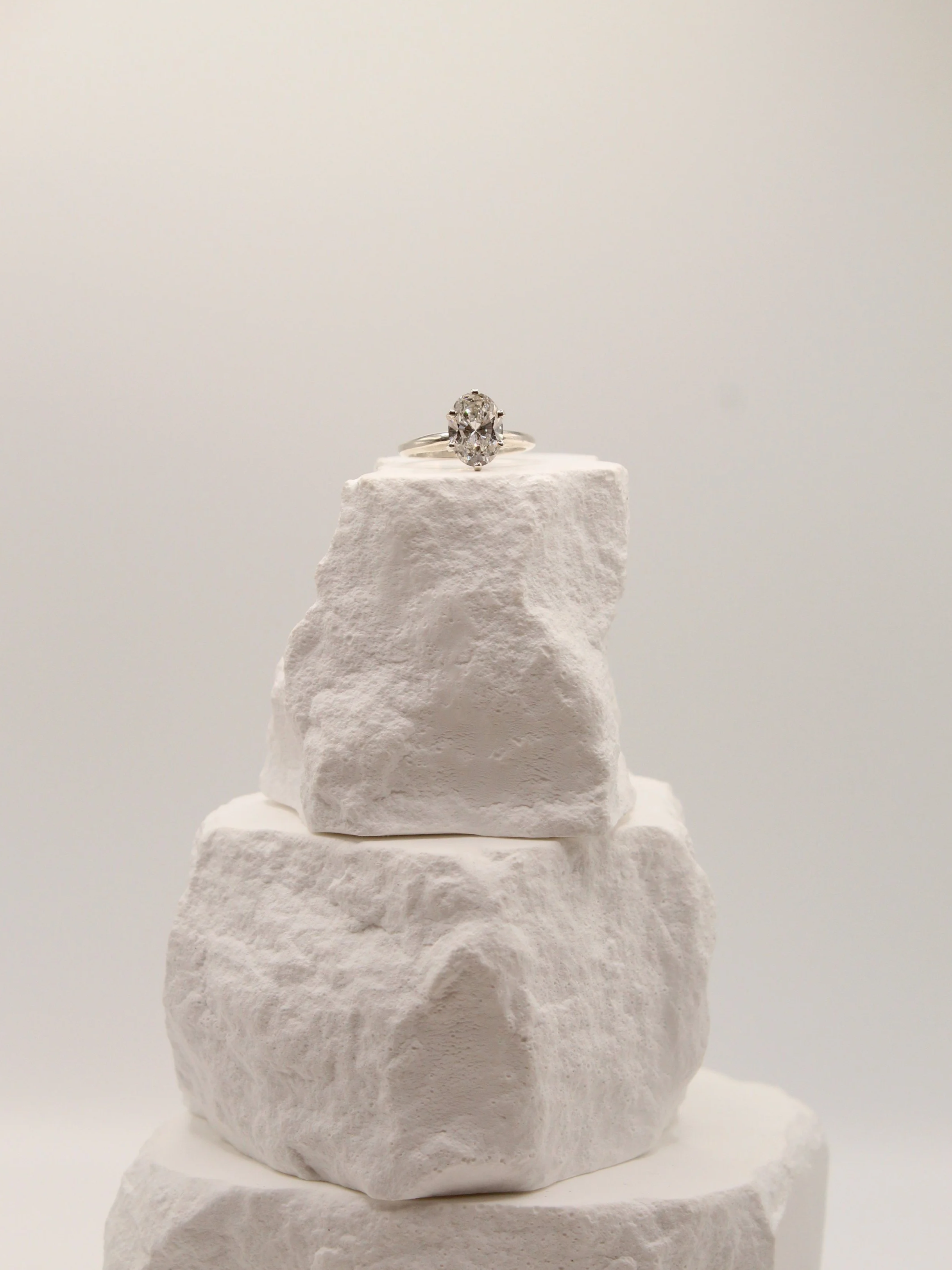 Celeste Oval Solitaire Ring