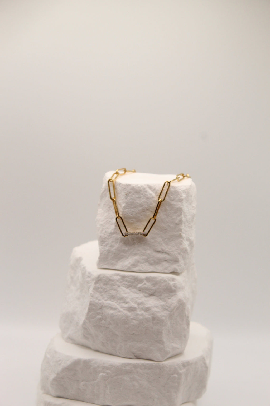 Modern Link Diamond Bracelet