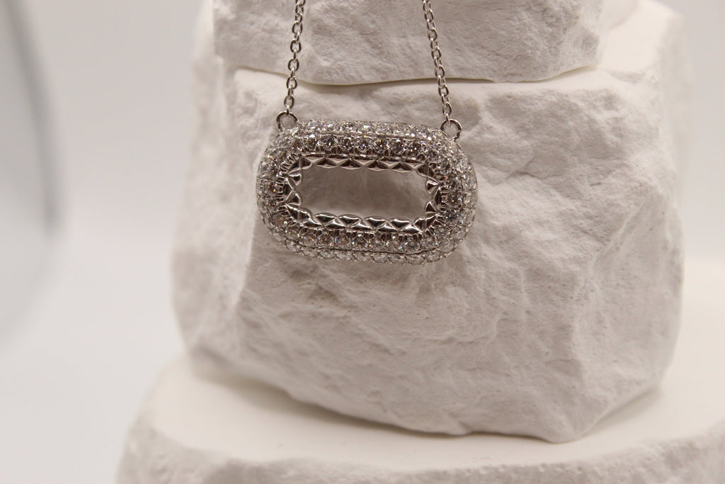 Radiant Halo Link Necklace