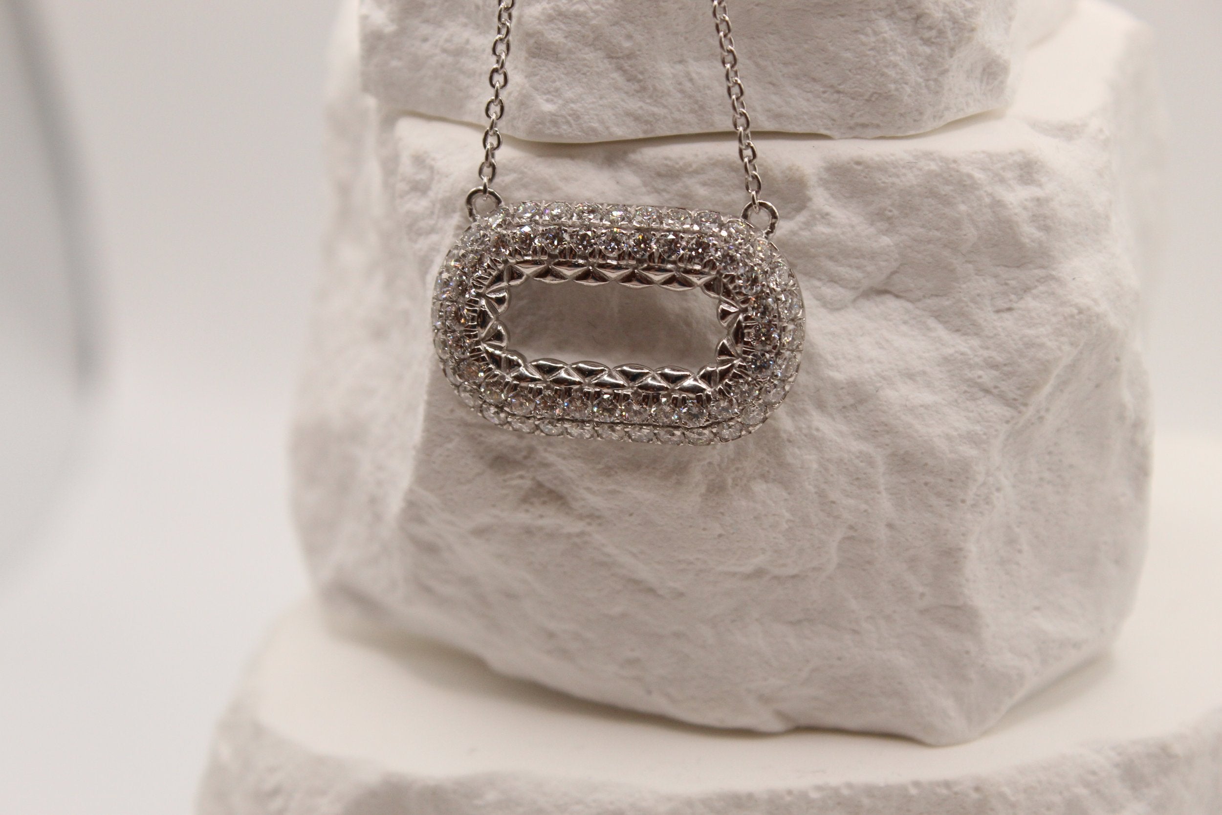 Radiant Halo Link Necklace