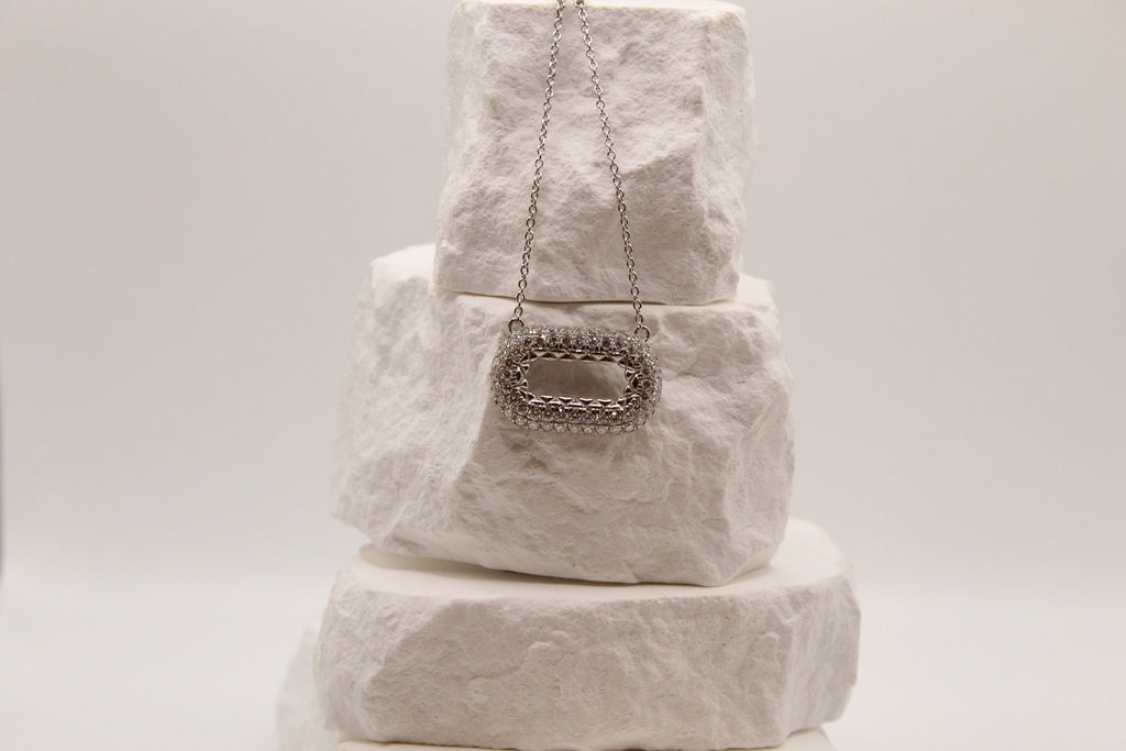 Radiant Halo Link Necklace