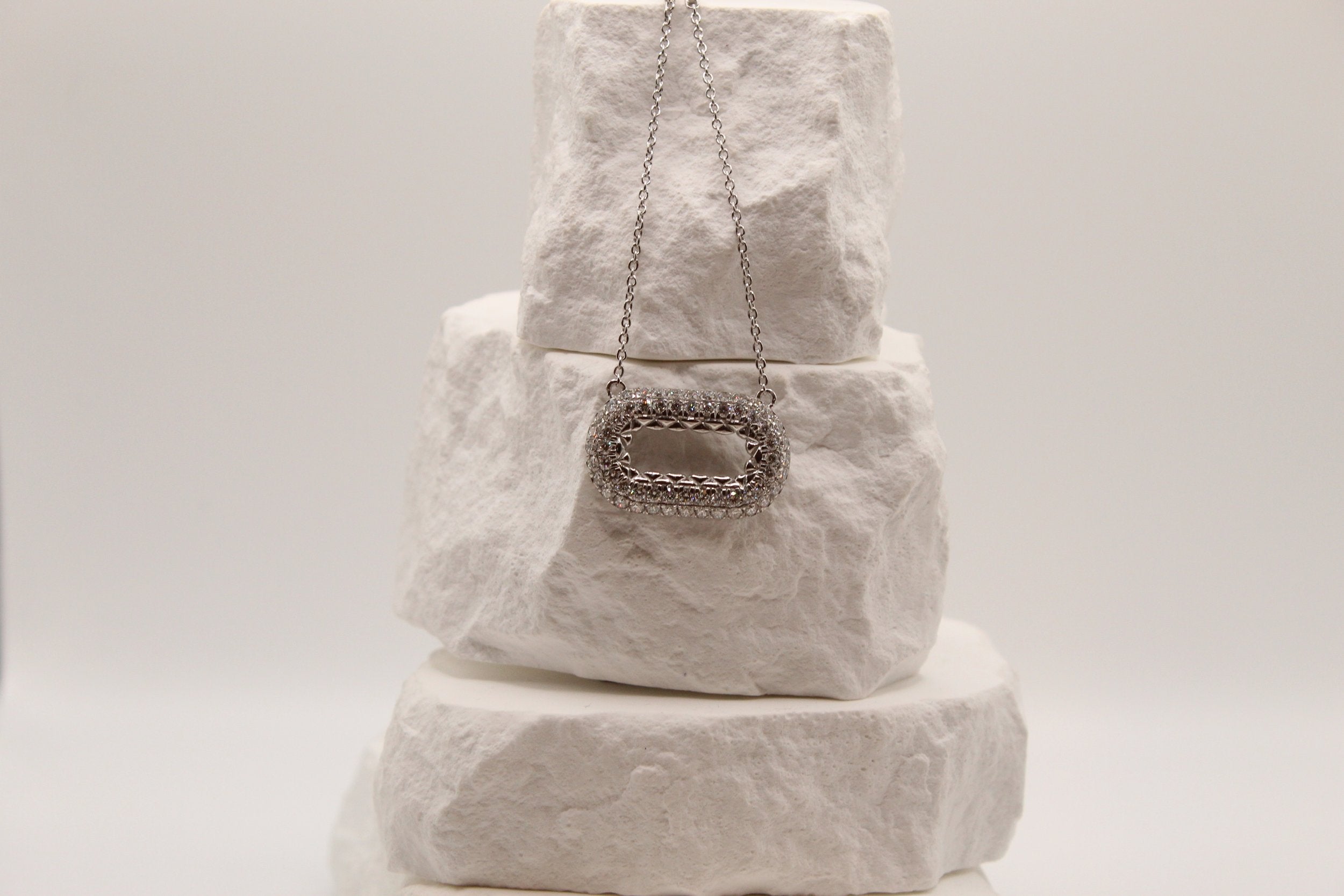 Radiant Halo Link Necklace