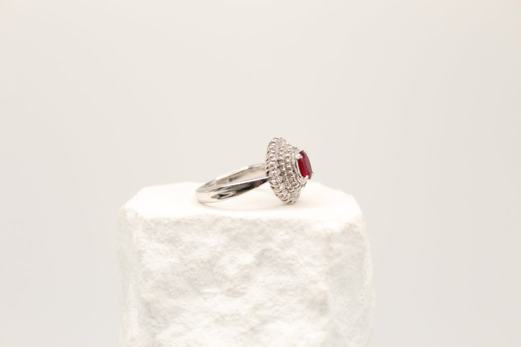 Ruby Majesty Diamond Ring