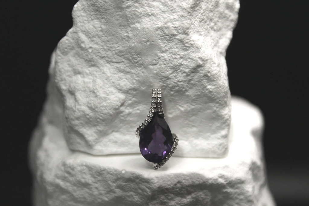 Teardrop Amethyst Pendant