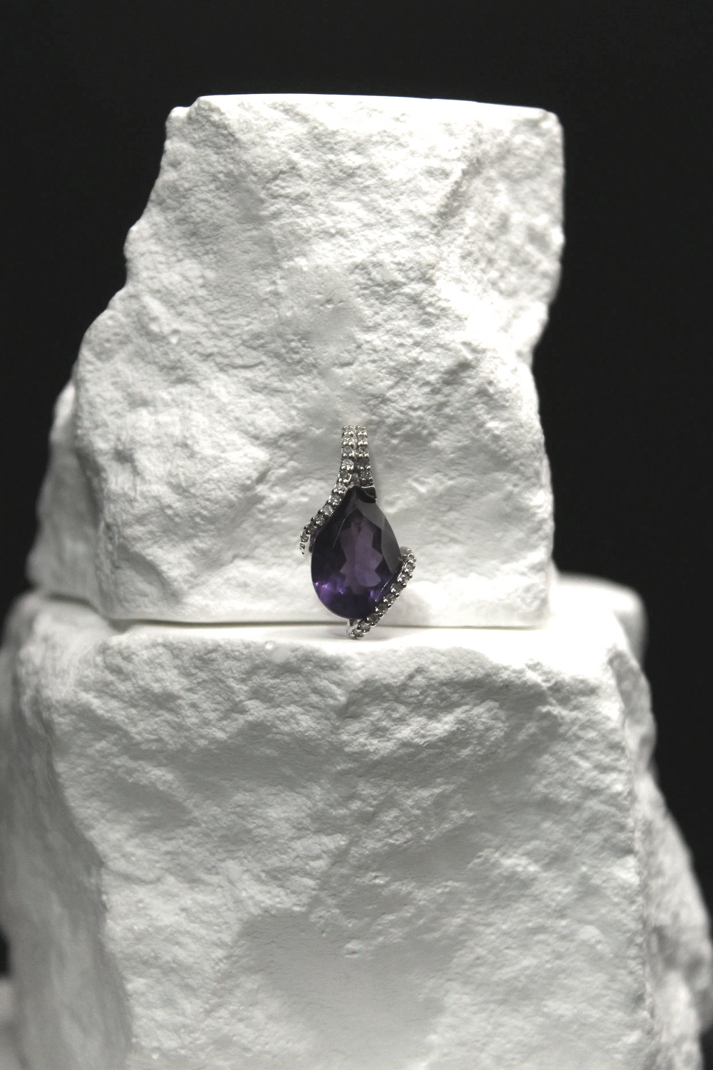 Teardrop Amethyst Pendant