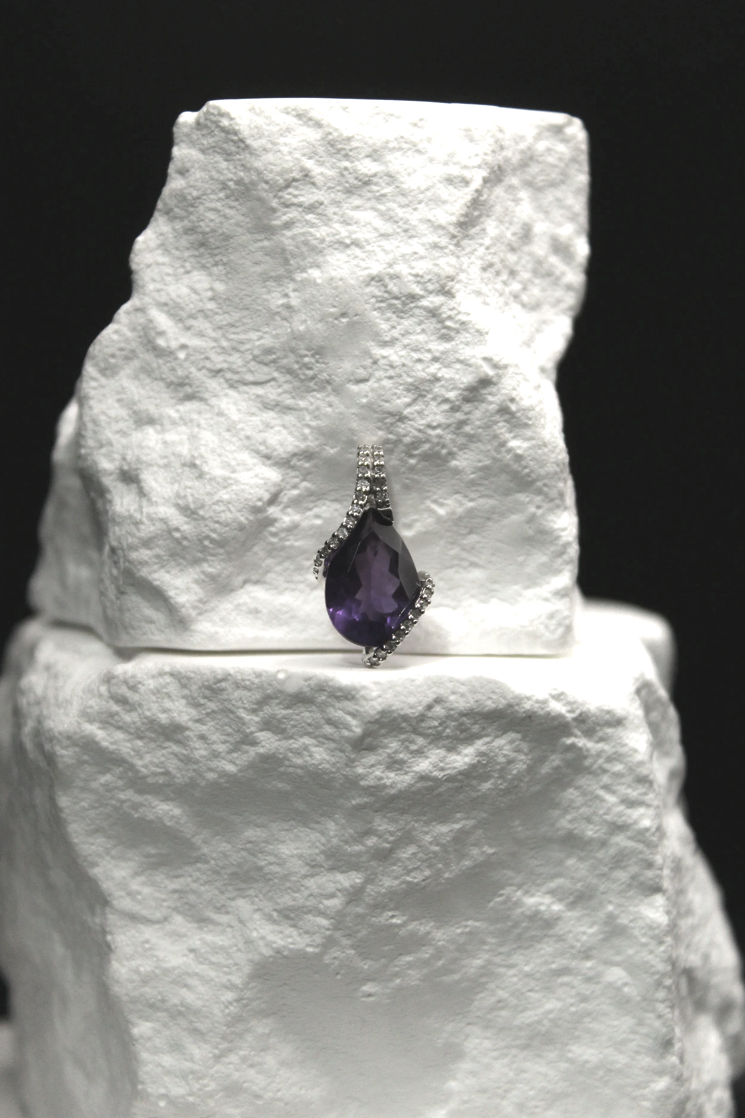 Teardrop Amethyst Pendant