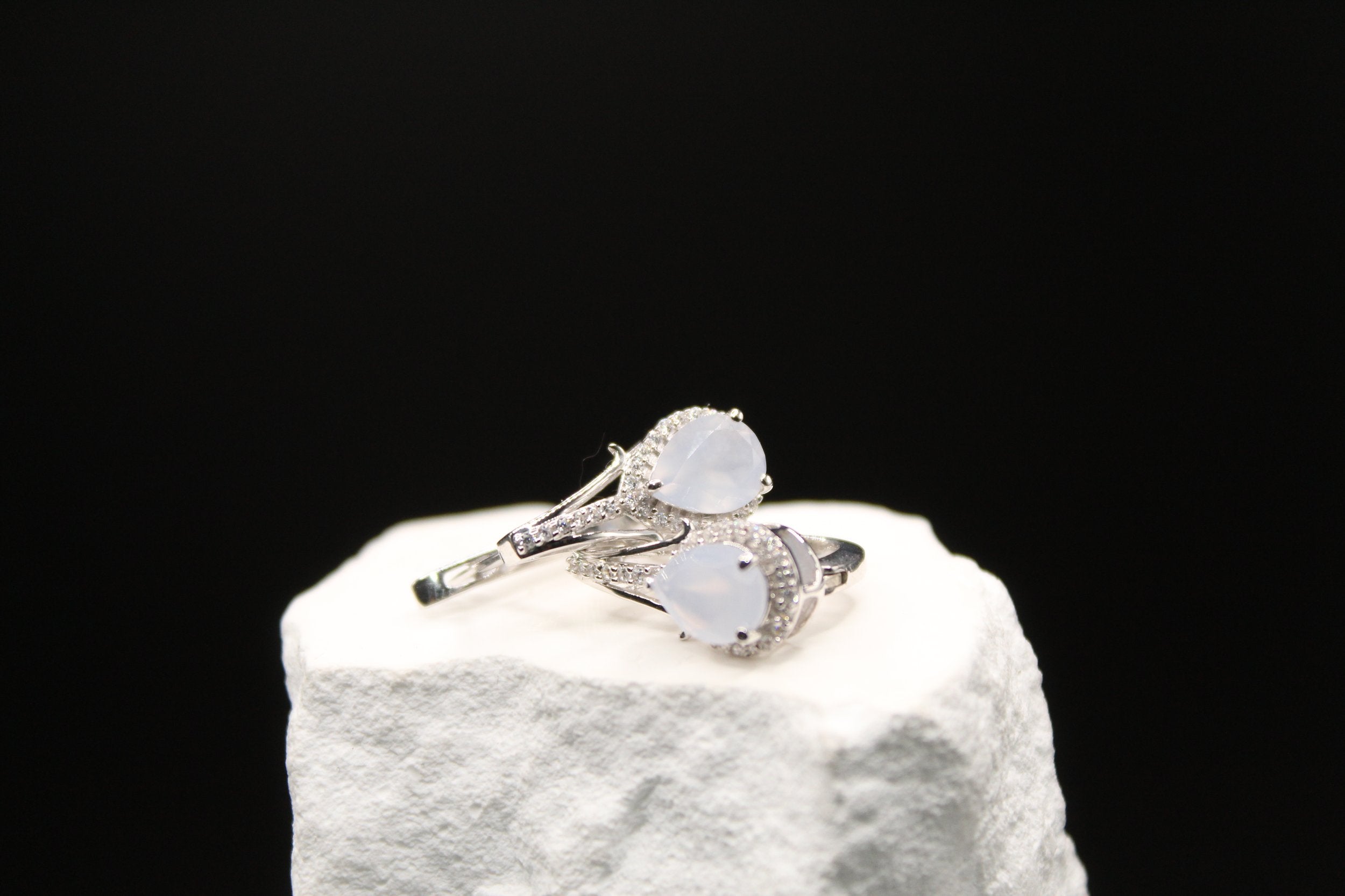 Moonstone earrings