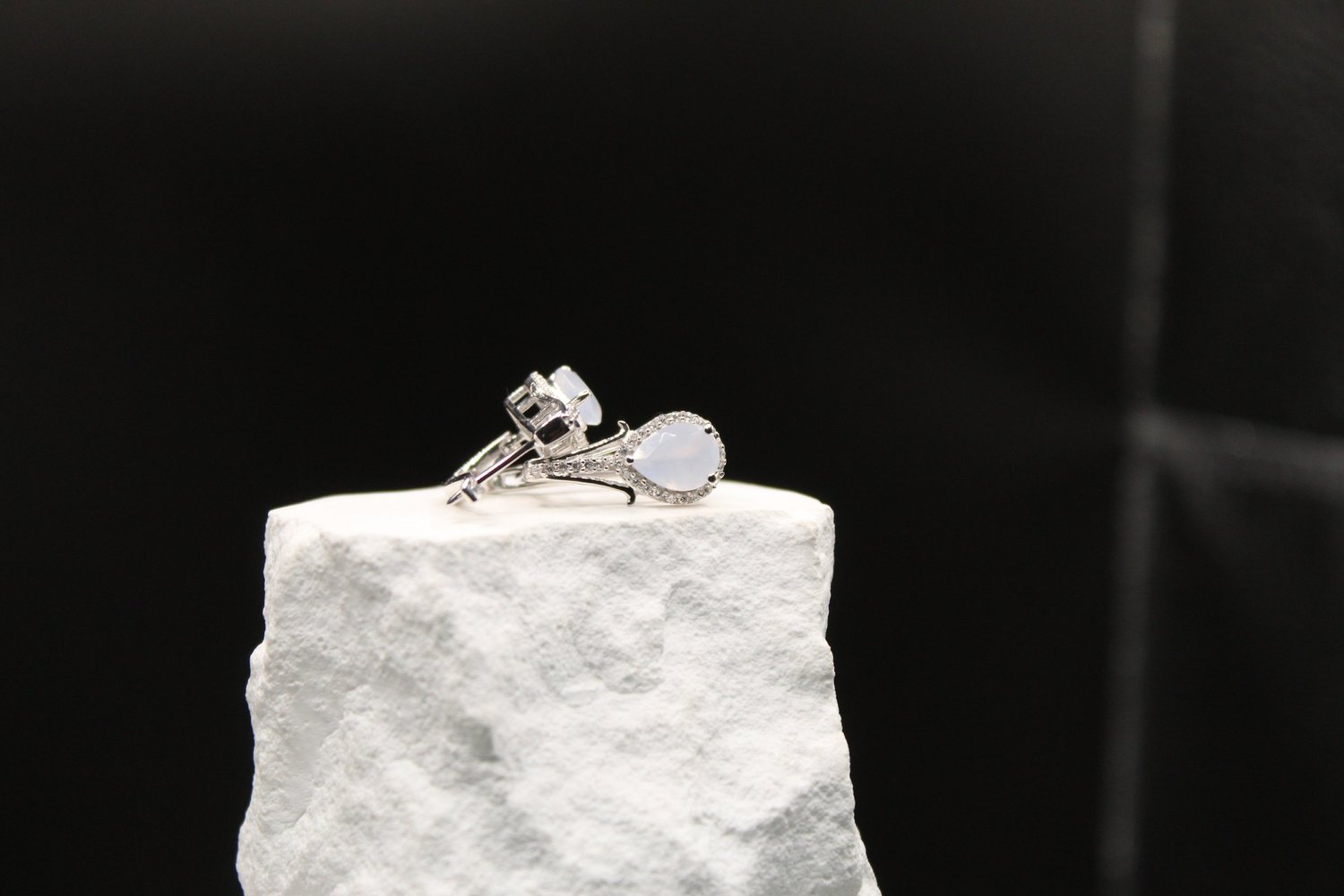 Moonstone earrings