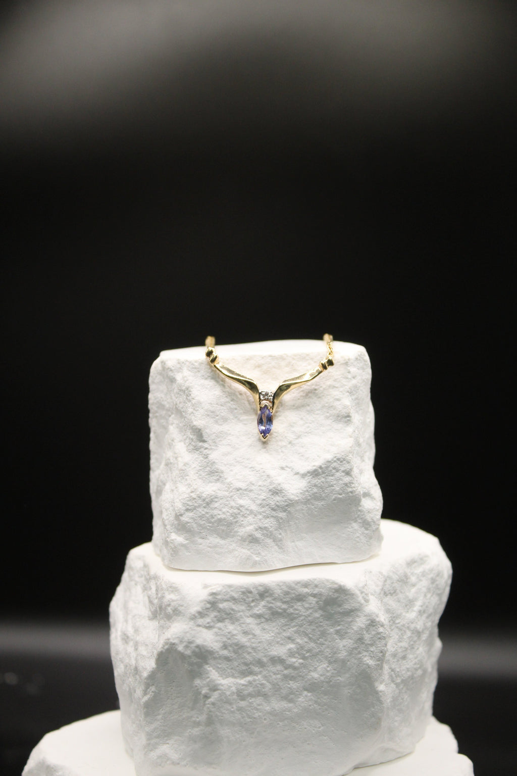 Aurora Tanzanite Diamond Necklace