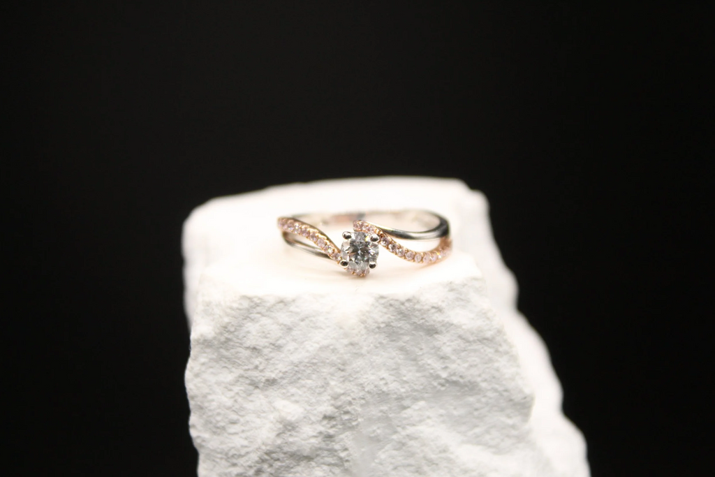 Twisted Elegance Diamond Ring