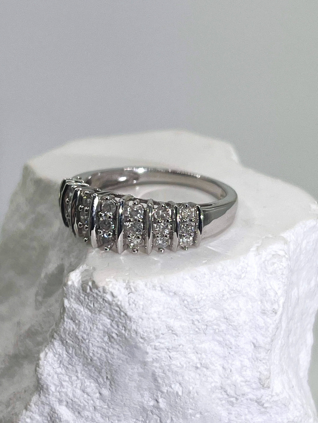 Radiant Crown Diamond Band