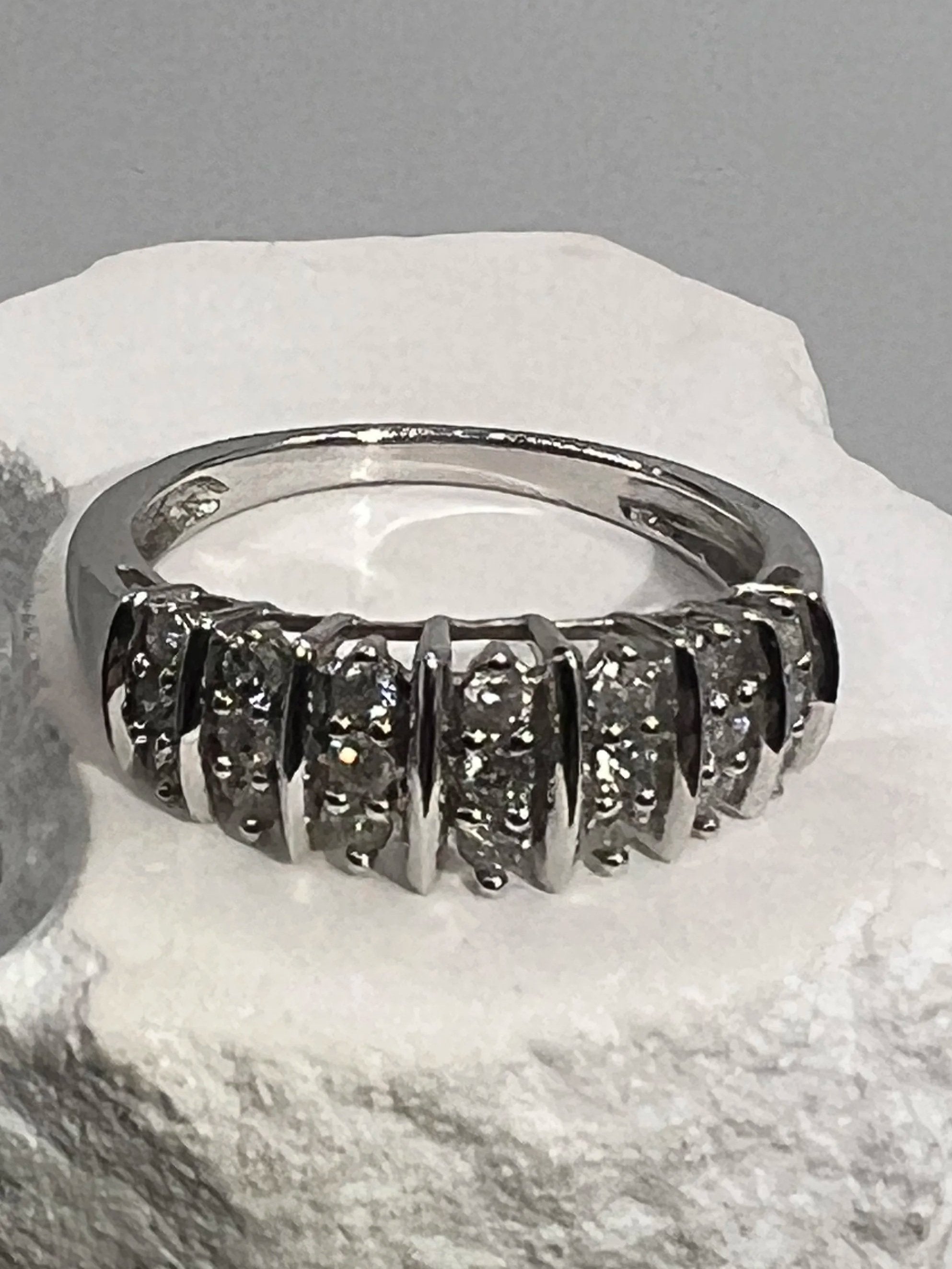 Radiant Crown Diamond Band