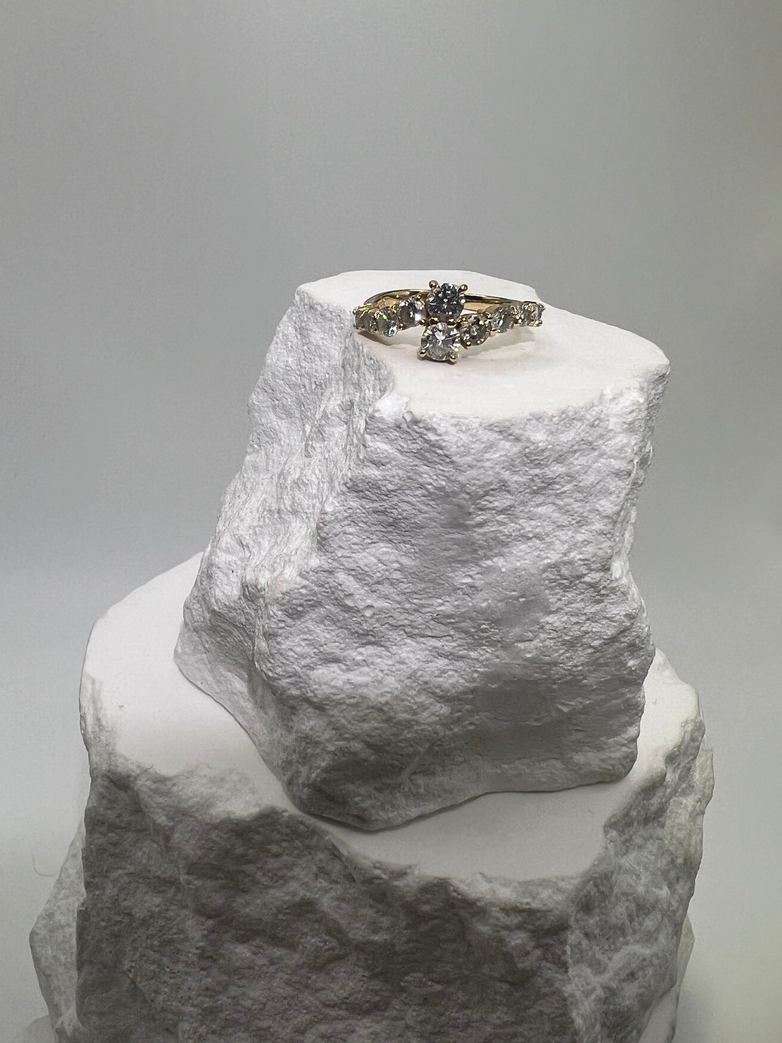 Diamond Cluster Ring