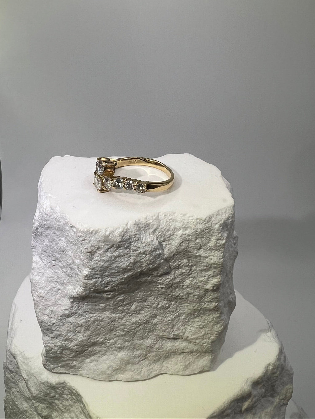Diamond Cluster Ring