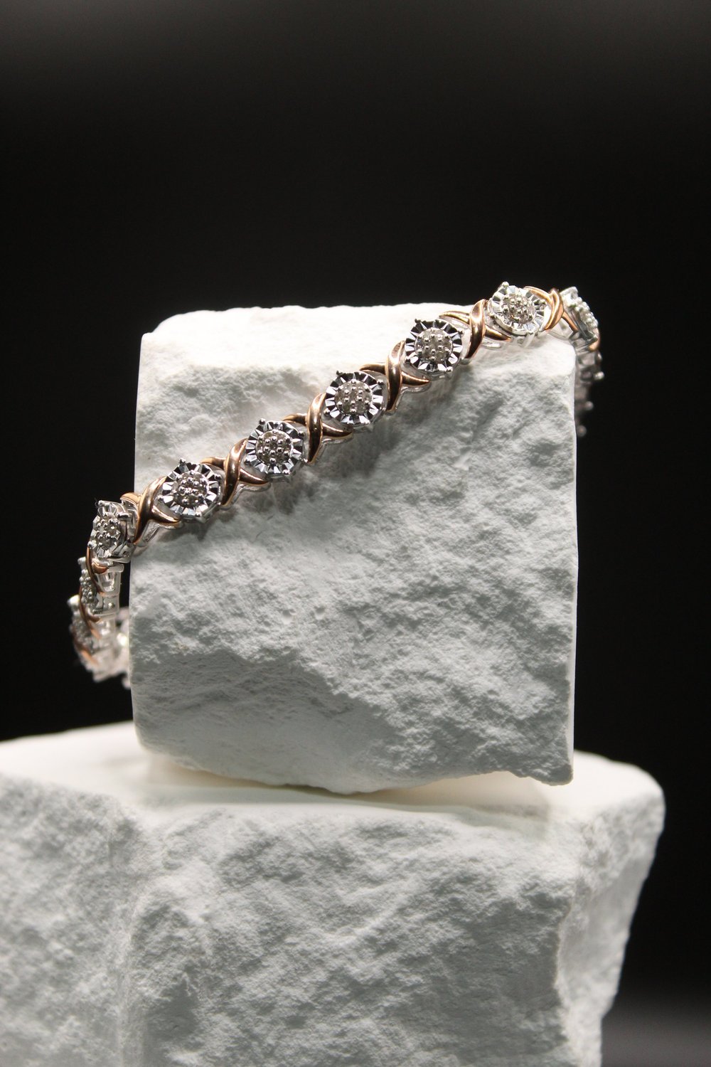 Twisted Radiance Diamond Bracelet