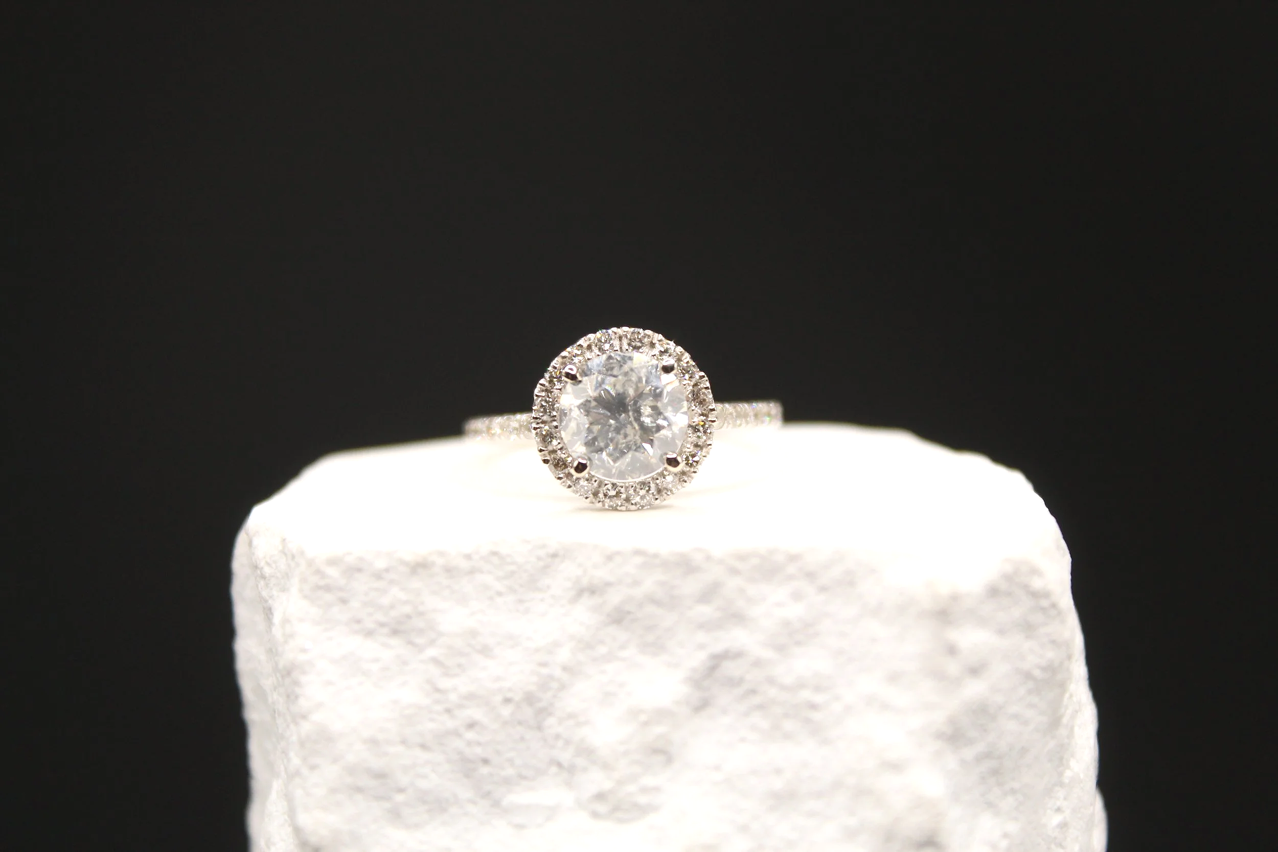 Halo Diamond Ring