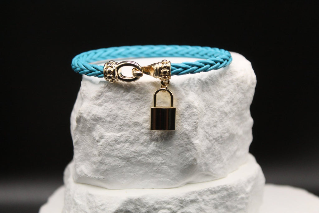 Blue Lagoon Lock Bracelet